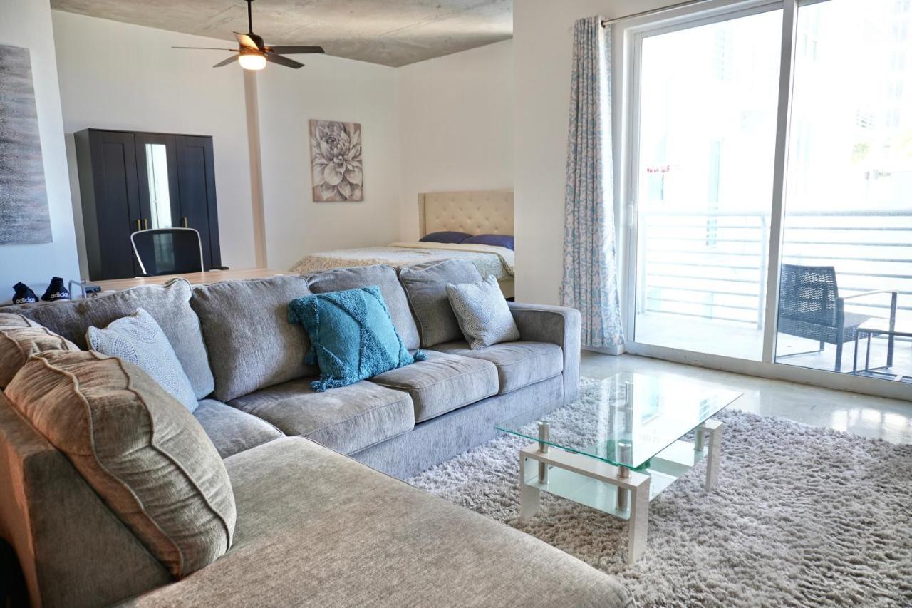 1Br Loft In Downtown With Bay View And Workspace Miami Esterno foto
